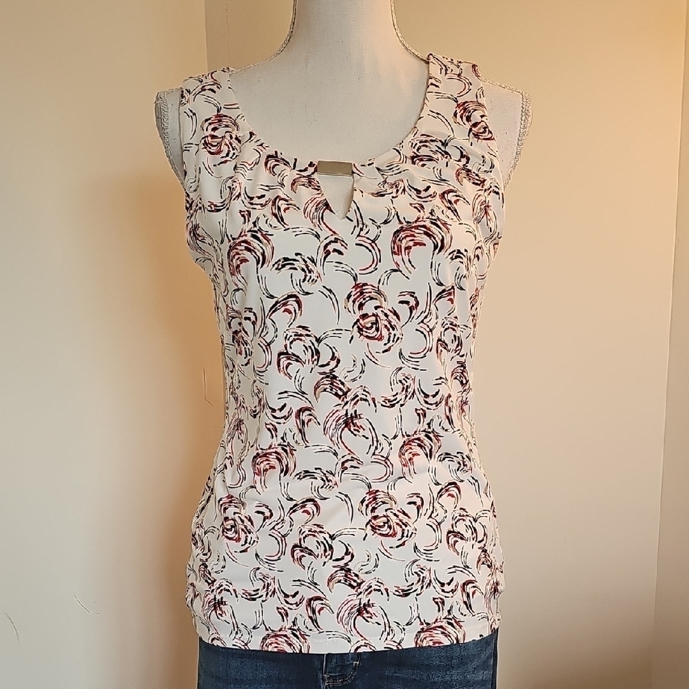 WHBM Floral Sleeveless Women's Top - Picture 1 of 5